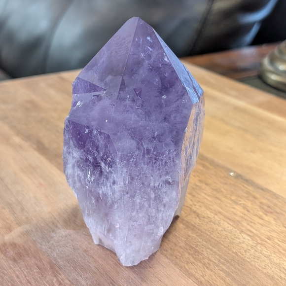 Large Purple Amethyst Quartz Crystal Point Natural Spiritual Home Decor - Picture 4 of 12